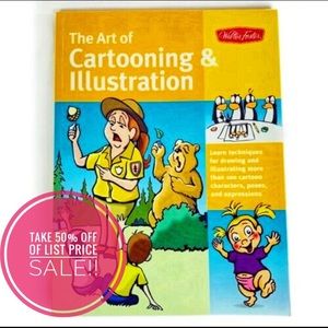 Take 50% Off!! Learn Cartooning Illustration Book